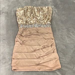 Strapless mini dress size 7